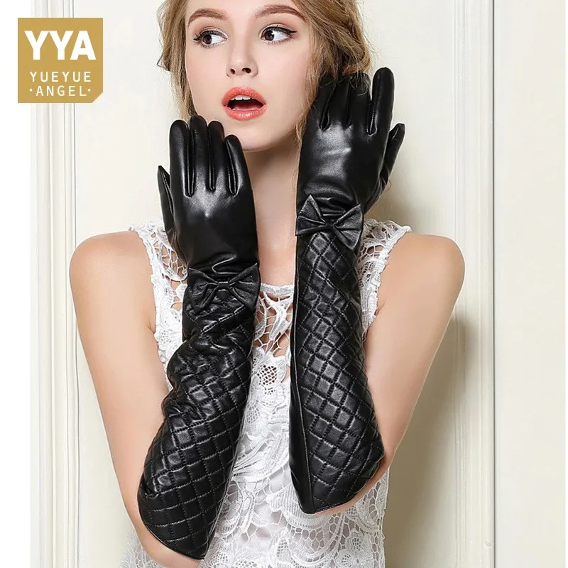 2019 High Quality Woman Gloves Genuine Leather Solid Womens Fingerless Gloves Fashion Plaid Bowknot Guantes Mujer Plus Size
2019 High Quality Woman Gloves Genuine Leather Solid Womens Fingerless Gloves Fashion Plaid Bowknot Guantes Mujer Plus Size