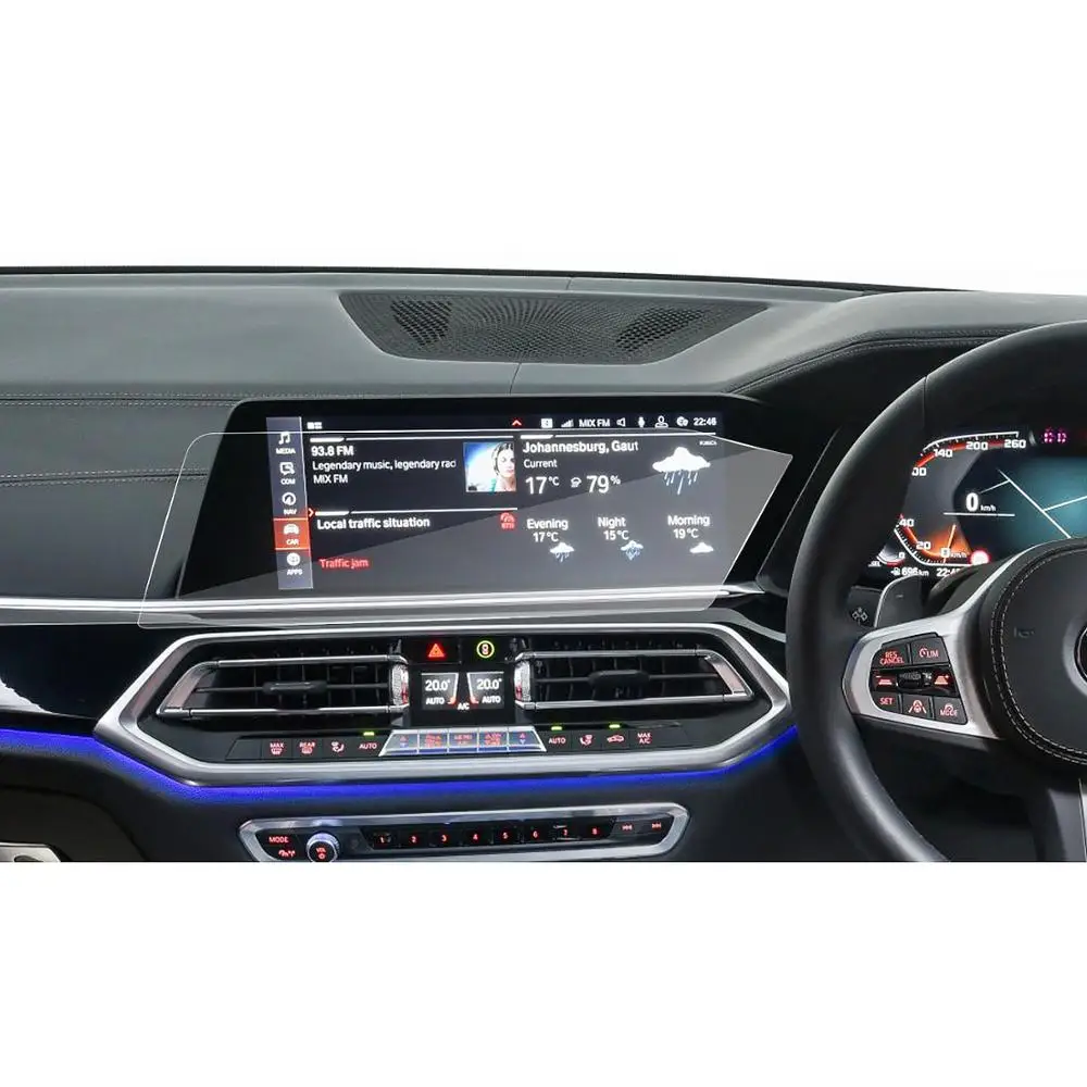 RUIYA 2Pcs PET screen protector for 2019 BMW X5 G05 12.3inch right rudder navigation display,invisible transparent protection
RUIYA 2Pcs PET screen protector for 2019 BMW X5 G05 12.3inch right rudder navigation display,invisible transparent protection