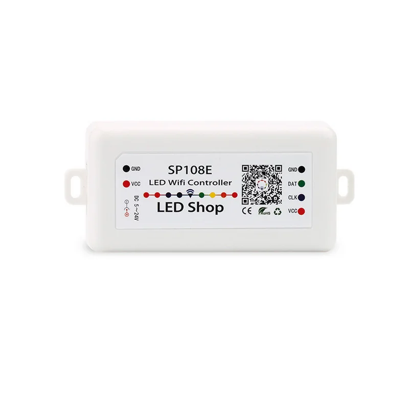 DC5~24V SP107E SK6812 SP105E Bluetooth APA102 SP110E WS2801 Pixels Led Strip SP108E wifi WS2811 WS2812B Led Music Controller
DC5~24V SP107E SK6812 SP105E Bluetooth APA102 SP110E WS2801 Pixels Led Strip SP108E wifi WS2811 WS2812B Led Music Controller