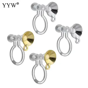 Stainless Steel Clip On Earring Finding with Silicone plated with loop Approx 1mm Inner Approx 5mm Sold By Lot
Stainless Steel Clip On Earring Finding with Silicone plated with loop Approx 1mm Inner Approx 5mm Sold By Lot