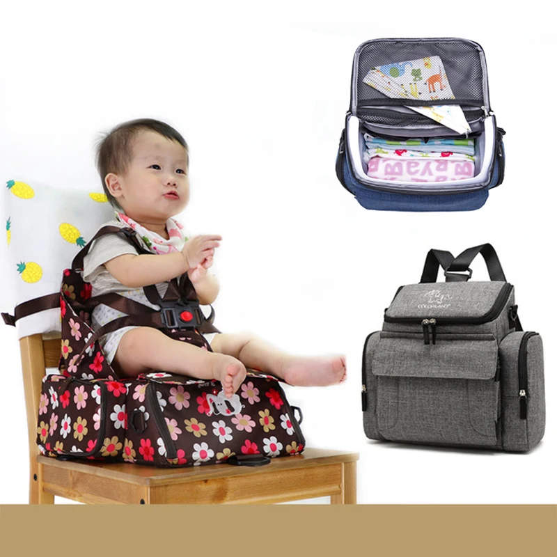 Dual-use Mummy Bag Portable Baby Feeding Chair Package Stroller Hanging Multi-divided Backpack Toddler Dining Booster Seats
Dual-use Mummy Bag Portable Baby Feeding Chair Package Stroller Hanging Multi-divided Backpack Toddler Dining Booster Seats