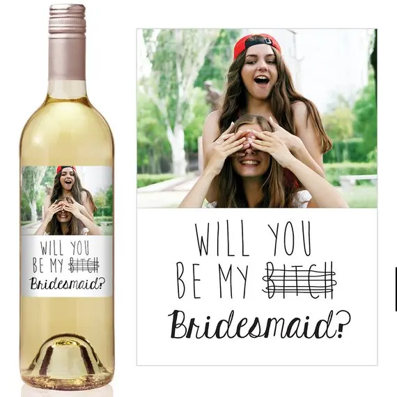 5pcs personalize Will You Be My Bridesmaid Champagne Label -Bridesmaid Proposal -Asking Bridesmaid Gift Ideas wine bottle lables
5pcs personalize Will You Be My Bridesmaid Champagne Label -Bridesmaid Proposal -Asking Bridesmaid Gift Ideas wine bottle lables