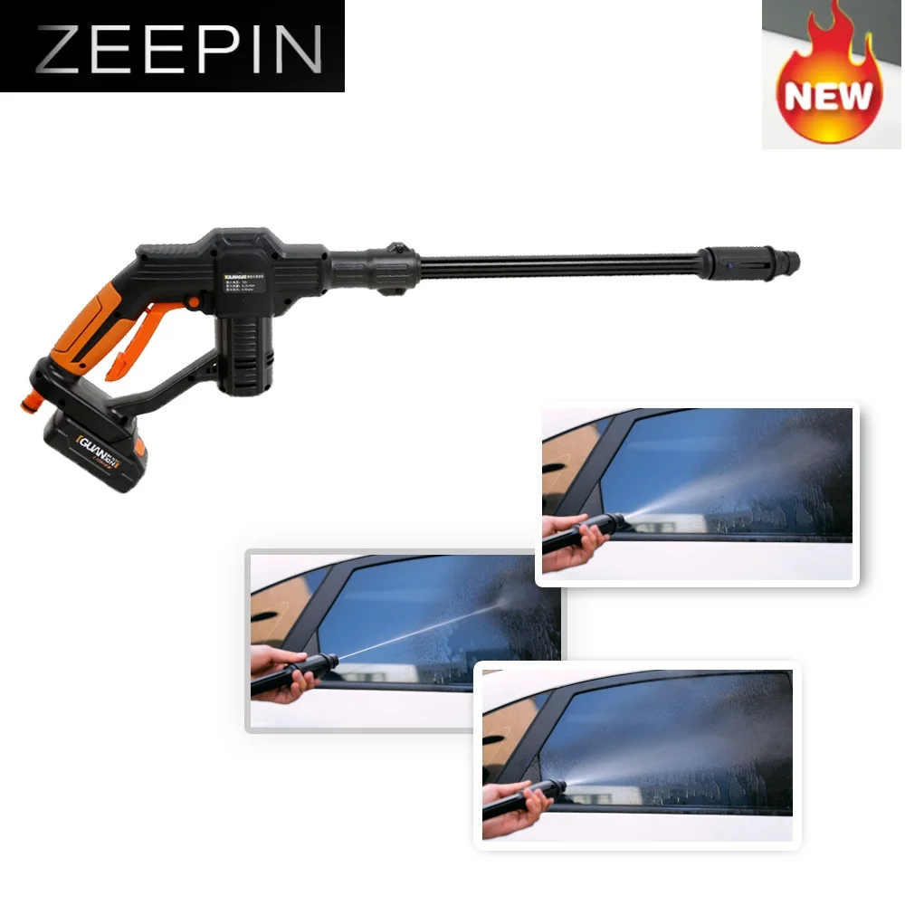 High Pressure 20V Car Washing Gun Portable Electric Wireless Design with Lithium-ion Battery 1.2MPa Cleaning Tools for Auto Home
High Pressure 20V Car Washing Gun Portable Electric Wireless Design with Lithium-ion Battery 1.2MPa Cleaning Tools for Auto Home