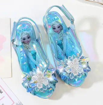 New Girls Sandals High Heels Children Fashion Princess Leather Summer Elsa Shoes Chaussure Enfants Fille Sandalias Nina
New Girls Sandals High Heels Children Fashion Princess Leather Summer Elsa Shoes Chaussure Enfants Fille Sandalias Nina