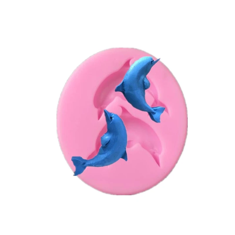 1PC Dolphin Shaped Fondant Silicone Mold DIY Cake Baking Tool kitchen Cake Decorating Tools Chocolate Biscuits Mold L010
1PC Dolphin Shaped Fondant Silicone Mold DIY Cake Baking Tool kitchen Cake Decorating Tools Chocolate Biscuits Mold L010