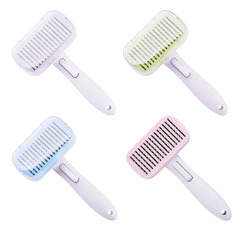 High Quality Dog Comb Round Nail Cat Short Hair Pet Hair Romover Automatic Pet Dog Cat Hair Grooming Tool Comb
High Quality Dog Comb Round Nail Cat Short Hair Pet Hair Romover Automatic Pet Dog Cat Hair Grooming Tool Comb