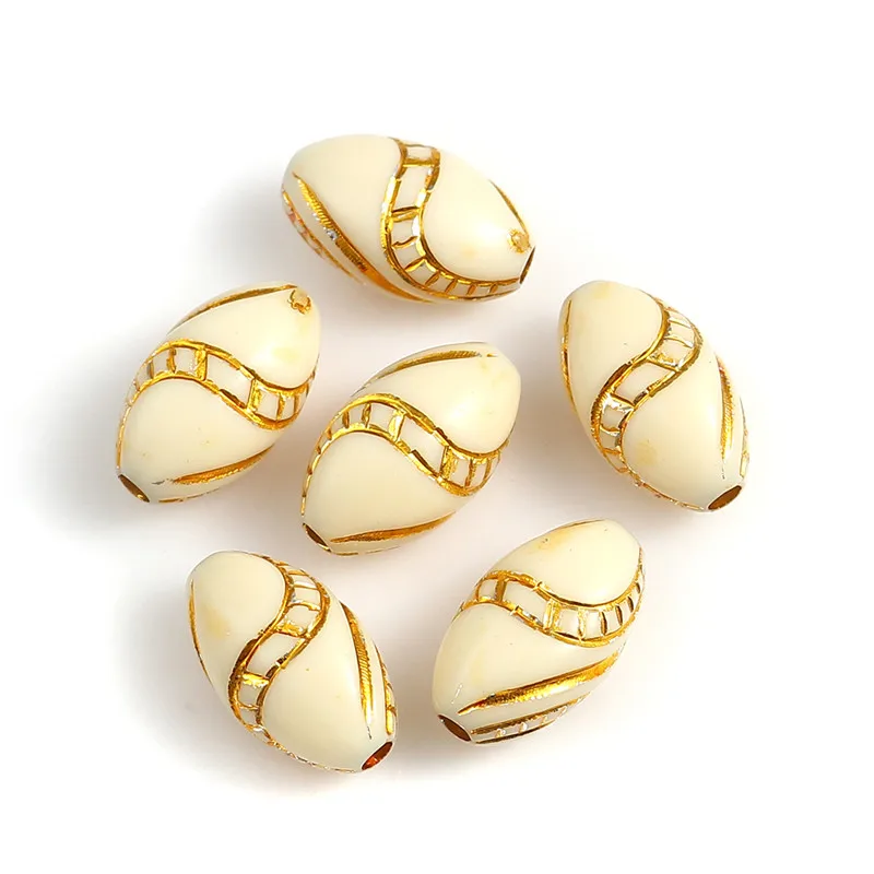 Doreen Box Acrylic Beads Oval Beige Color About 13mm( 4/8") x 8mm( 3/8"), Hole: Approx 1.8mm, 200 PCs Jewelry Accessories DIY
Doreen Box Acrylic Beads Oval Beige Color About 13mm( 4/8") x 8mm( 3/8"), Hole: Approx 1.8mm, 200 PCs Jewelry Accessories DIY