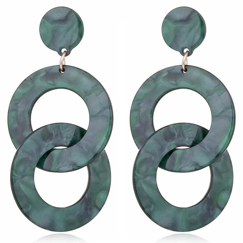 Krazylee New Acrylic Circle Dangle Earring Muli-Layer Long Chain Statement Big Drop Round Earrings For Women Jewelry YY774
Krazylee New Acrylic Circle Dangle Earring Muli-Layer Long Chain Statement Big Drop Round Earrings For Women Jewelry YY774