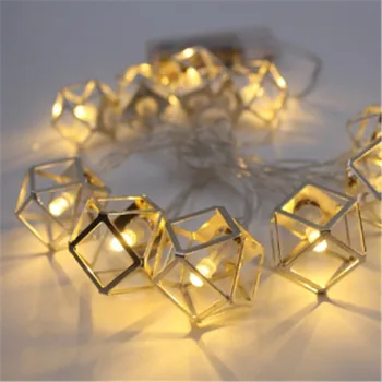 LAIDEYI Novelty Battery Driven LED String Iron Polyhedron Style Outdoor Halloween Party Christmas Lighting Balls Wedding Decor
LAIDEYI Novelty Battery Driven LED String Iron Polyhedron Style Outdoor Halloween Party Christmas Lighting Balls Wedding Decor