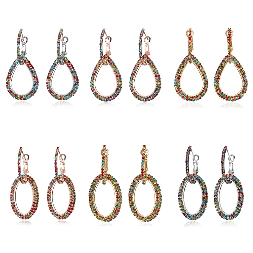 Women Fashion Statement Earrings Jewelry Simple Geometry Circle Teardrop Hoop Earrings 2019 Femme New Creative Brincos Oorbellen
Women Fashion Statement Earrings Jewelry Simple Geometry Circle Teardrop Hoop Earrings 2019 Femme New Creative Brincos Oorbellen