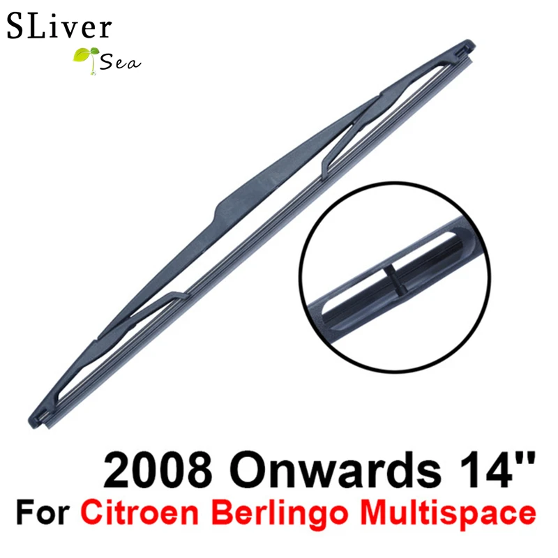 Rear Wiper Blade No Arm For Citroen Berlingo Multispace 2008 Onwards 14'' 4/5-door Panel van High Quality Natural Rubber
Rear Wiper Blade No Arm For Citroen Berlingo Multispace 2008 Onwards 14'' 4/5-door Panel van High Quality Natural Rubber