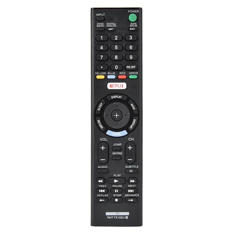 MOOL Smart Tv Remote Control For Sony Rmt-Tx102U For Rmt-Tx100D Rmt-Tx101J Rmt-Tx101D Rmt-Tx100E Rmt-Tx101E Rmt-Tx200
MOOL Smart Tv Remote Control For Sony Rmt-Tx102U For Rmt-Tx100D Rmt-Tx101J Rmt-Tx101D Rmt-Tx100E Rmt-Tx101E Rmt-Tx200