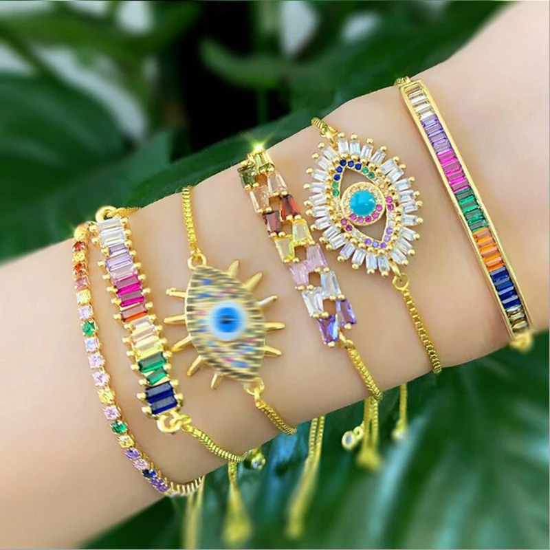 Top Quality Gold Color Crystal Cubic Zirconia Bracelet for Women Chain Link Charm Bracelets Fashion Jewelry for Dating CBL1005
Top Quality Gold Color Crystal Cubic Zirconia Bracelet for Women Chain Link Charm Bracelets Fashion Jewelry for Dating CBL1005