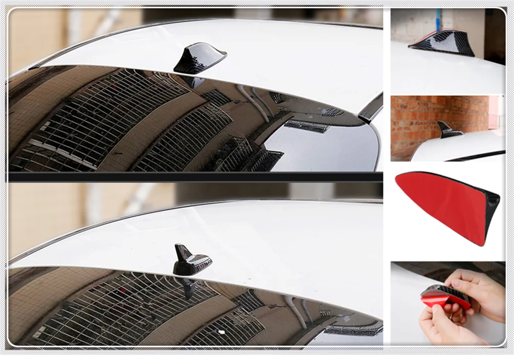 Car universal Carbon fiber ornament wireless roof tail shark fin for BMW E46 E39 E90 E36 E60 E34 E30 F30 F10 X5 E53
Car universal Carbon fiber ornament wireless roof tail shark fin for BMW E46 E39 E90 E36 E60 E34 E30 F30 F10 X5 E53
