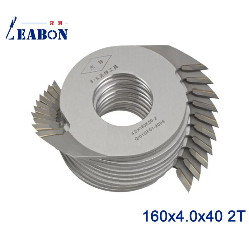 LEABON 160*4.0*40 2T teeth Woodworking Machinery Finger Joint Cutter / Woodworking Tool ( Original Brand: Pioneer)
LEABON 160*4.0*40 2T teeth Woodworking Machinery Finger Joint Cutter / Woodworking Tool ( Original Brand: Pioneer)