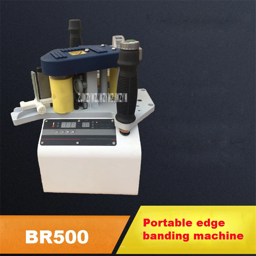 BR500 Portable Edge Banding Machine Hand-held Straight&Curved Bander Small Woodworking 110V/220V 855W | Инструменты