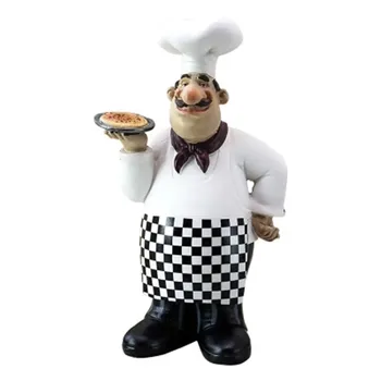 Middle East Chef Held Up Pizza Decorative Figurines Fast Food Restaurant Cake Shop Window Display Decoration Bar Chef Model
Middle East Chef Held Up Pizza Decorative Figurines Fast Food Restaurant Cake Shop Window Display Decoration Bar Chef Model