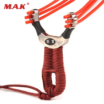 1pc Slingshot Three Slots Stainless Steel Slingshot with 3 Wrist Rubber Bands for Hunting Shooting Accessories
1pc Slingshot Three Slots Stainless Steel Slingshot with 3 Wrist Rubber Bands for Hunting Shooting Accessories