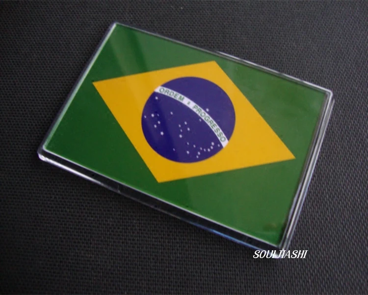 Brazil Flag High Quality Acrylic Refrigerator Magnet Exquisite World Travel Souvenir Refrigerator Magnet Decoration Accessories
Brazil Flag High Quality Acrylic Refrigerator Magnet Exquisite World Travel Souvenir Refrigerator Magnet Decoration Accessories