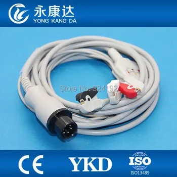 2pcs/pack Free shipping GE one-piece series patient ECG cable with leads,6pin 3 ecg clip leadwires wth resistance
2pcs/pack Free shipping GE one-piece series patient ECG cable with leads,6pin 3 ecg clip leadwires wth resistance