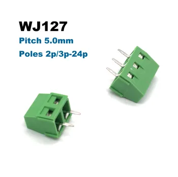Pitch 5.0mm Screw PCB Terminal Block Connector Straight Pin 2P 3P 5mm WJ127 blocks connectors morsettiera 300V 12A 14AWG
Pitch 5.0mm Screw PCB Terminal Block Connector Straight Pin 2P 3P 5mm WJ127 blocks connectors morsettiera 300V 12A 14AWG