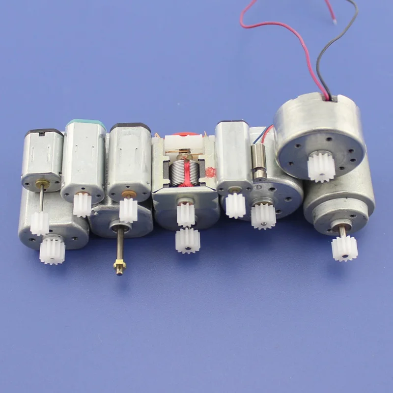 1 Set 12 Types 3V Motor Gear Pack Micro DC Motors N30/N40/130/140/310 for DIY RC Models School Science Experiment Accessories
1 Set 12 Types 3V Motor Gear Pack Micro DC Motors N30/N40/130/140/310 for DIY RC Models School Science Experiment Accessories