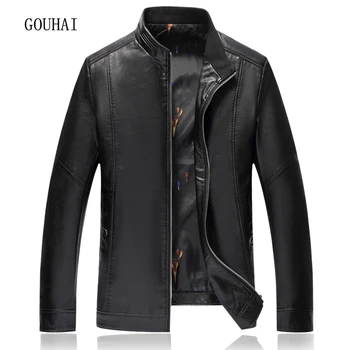 XL-8XL Solid Leather Jacket Men's Coat 2019 Fashion Casual Autumn Winter Jacket For Men Leather Jackets Stand Collar Top Quality
XL-8XL Solid Leather Jacket Men's Coat 2019 Fashion Casual Autumn Winter Jacket For Men Leather Jackets Stand Collar Top Quality