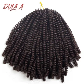 Dula A Crochet Braids Ombre Spring Twist Braiding Hair Synthetic Hair Extensions Braid Kinky Curly Twists 110g/pack 
Dula A Crochet Braids Ombre Spring Twist Braiding Hair Synthetic Hair Extensions Braid Kinky Curly Twists 110g/pack
