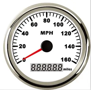 High Quality 85mm GPS Speedometer Odometer 0-160MPH 
High Quality 85mm GPS Speedometer Odometer 0-160MPH