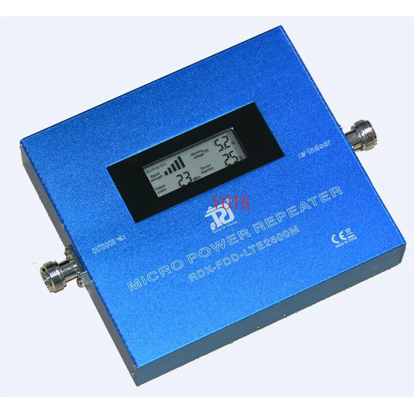 2019 VOTK 4G LTE Amplifier Repeater LCD 4G 2600MHz Signal Booster 2600 4G LTE Mobile Phone Signal Repeater
2019 VOTK 4G LTE Amplifier Repeater LCD 4G 2600MHz Signal Booster 2600 4G LTE Mobile Phone Signal Repeater
