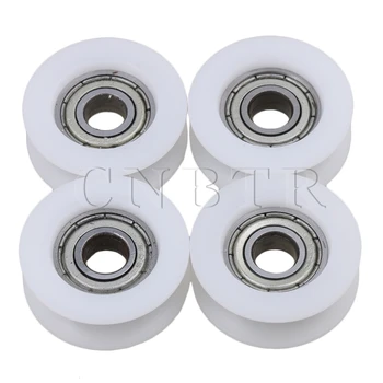 CNBTR 6x24x9mm White U Groove Guide Pulley Wheel Rail Ball Bearings for Furniture Pulley Pack of 4
CNBTR 6x24x9mm White U Groove Guide Pulley Wheel Rail Ball Bearings for Furniture Pulley Pack of 4