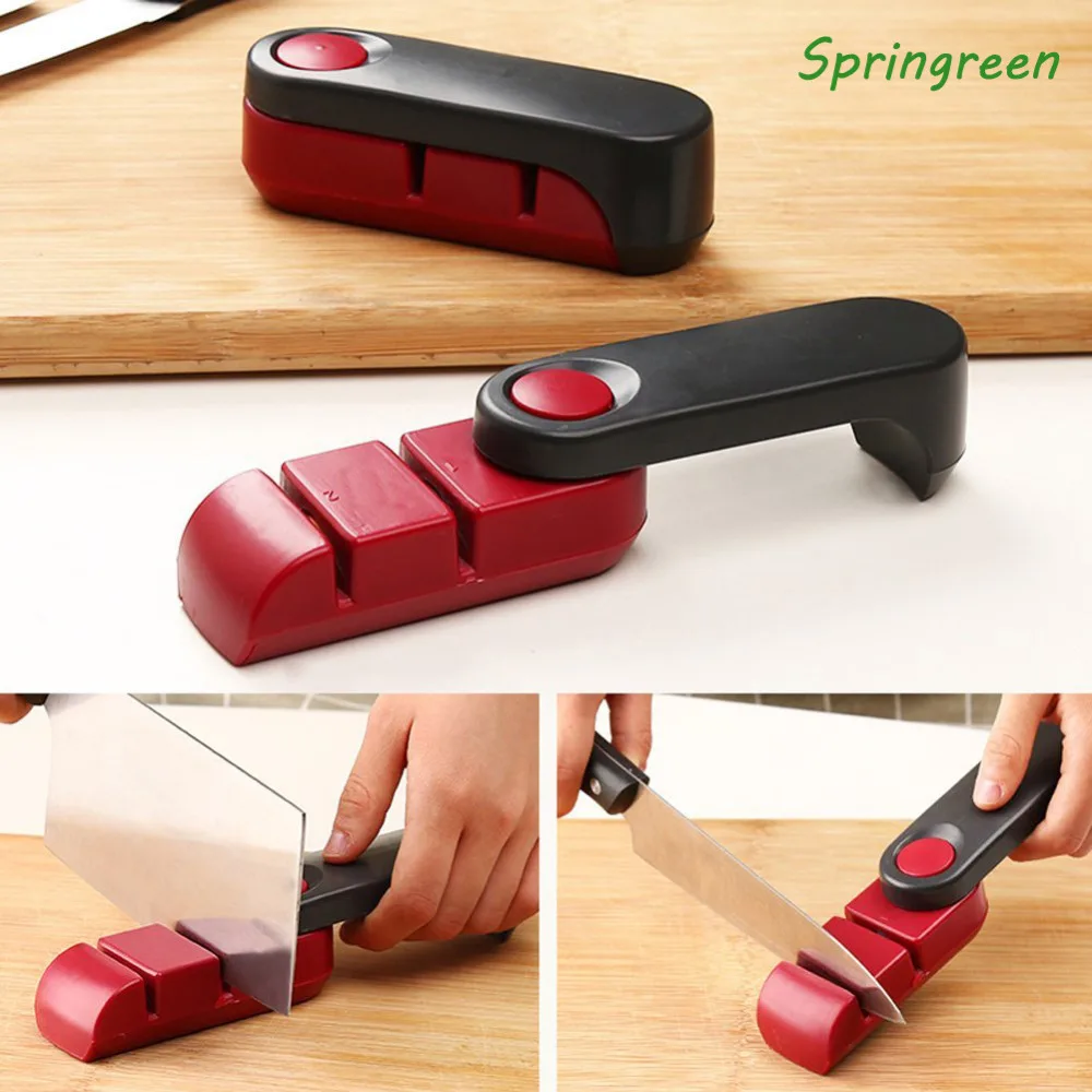 Springreen Foldable Pocket Knife Sharpener Stone for Steel Knives 2 Stages Handheld Non-slip Ceramic Diamond Sharpening Wheel 
Springreen Foldable Pocket Knife Sharpener Stone for Steel Knives 2 Stages Handheld Non-slip Ceramic Diamond Sharpening Wheel