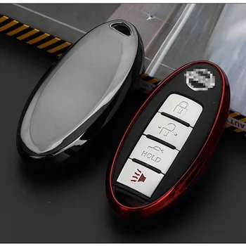 Soft TPU Key Cover Holder Case For Infiniti for Nissan Qashqai J11 Juke X-Trail Buttons Flip Shell Remote Accessory keychain
Soft TPU Key Cover Holder Case For Infiniti for Nissan Qashqai J11 Juke X-Trail Buttons Flip Shell Remote Accessory keychain