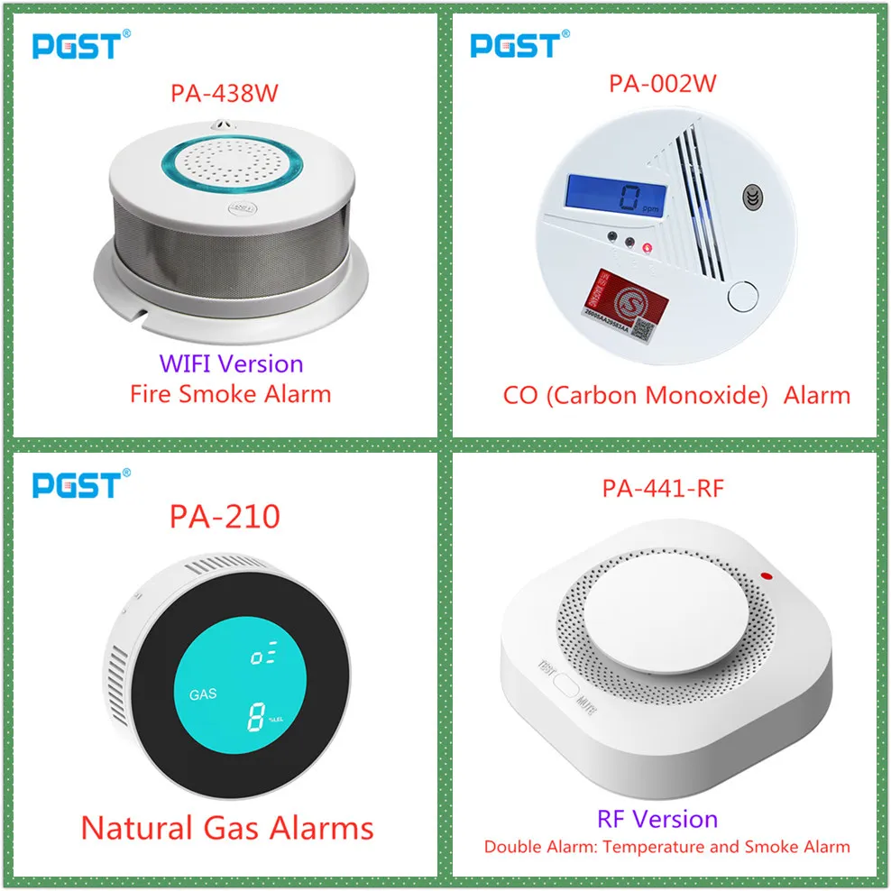 433MHz Independent Auto Dial Voice Wireless WIFI Fire Protection Smoke Detector Portable Alarm Sensors For security Alarm System
433MHz Independent Auto Dial Voice Wireless WIFI Fire Protection Smoke Detector Portable Alarm Sensors For security Alarm System