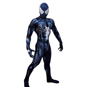 Movie Venom Symbiote Spider-Man Lycra Zentai Spidey Jumpsuit Cosplay Costume Adult Men Halloween Carnival Costume Cosplay
Movie Venom Symbiote Spider-Man Lycra Zentai Spidey Jumpsuit Cosplay Costume Adult Men Halloween Carnival Costume Cosplay