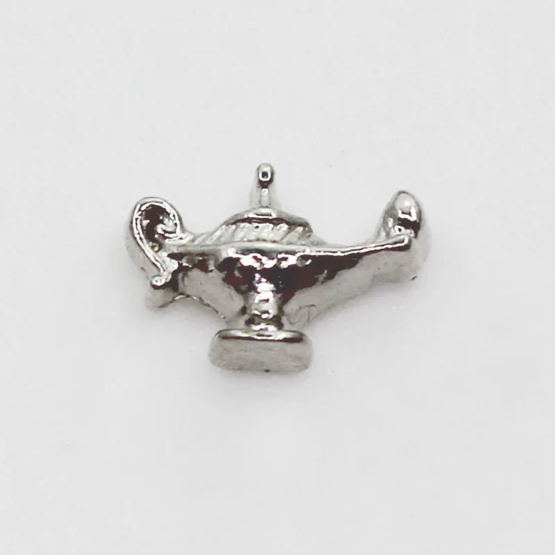New Arrival 20pcs/lot Silver Lamp of Aladdin Floating Charms Living Glass Memory Lockets Pendants DIY Jewelry Accessories Charm
New Arrival 20pcs/lot Silver Lamp of Aladdin Floating Charms Living Glass Memory Lockets Pendants DIY Jewelry Accessories Charm