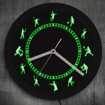 Badminton Player Wall Hanging Neon Wall Clock Shuttlecock Acrylic LED Edge Lit Wall Light Gift For Sport Lover Badminton Athlete
Badminton Player Wall Hanging Neon Wall Clock Shuttlecock Acrylic LED Edge Lit Wall Light Gift For Sport Lover Badminton Athlete