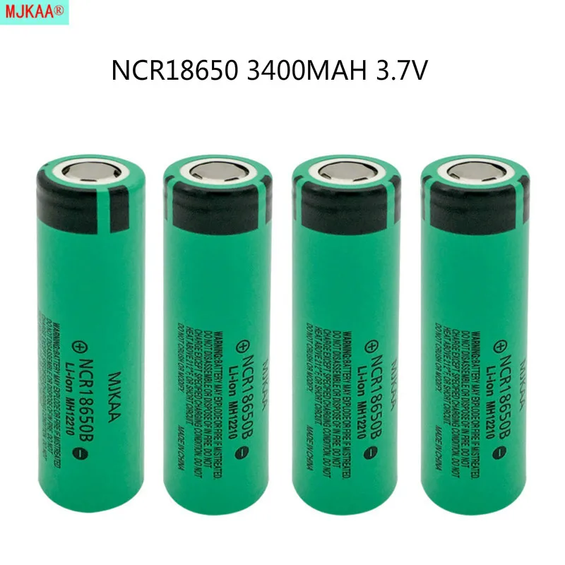 4pcs/lot Original NCR 18650 Rechargeable Battery 3.7V 3400mAh NCR18650B li-ion Rechargeable Batteries battery
4pcs/lot Original NCR 18650 Rechargeable Battery 3.7V 3400mAh NCR18650B li-ion Rechargeable Batteries battery