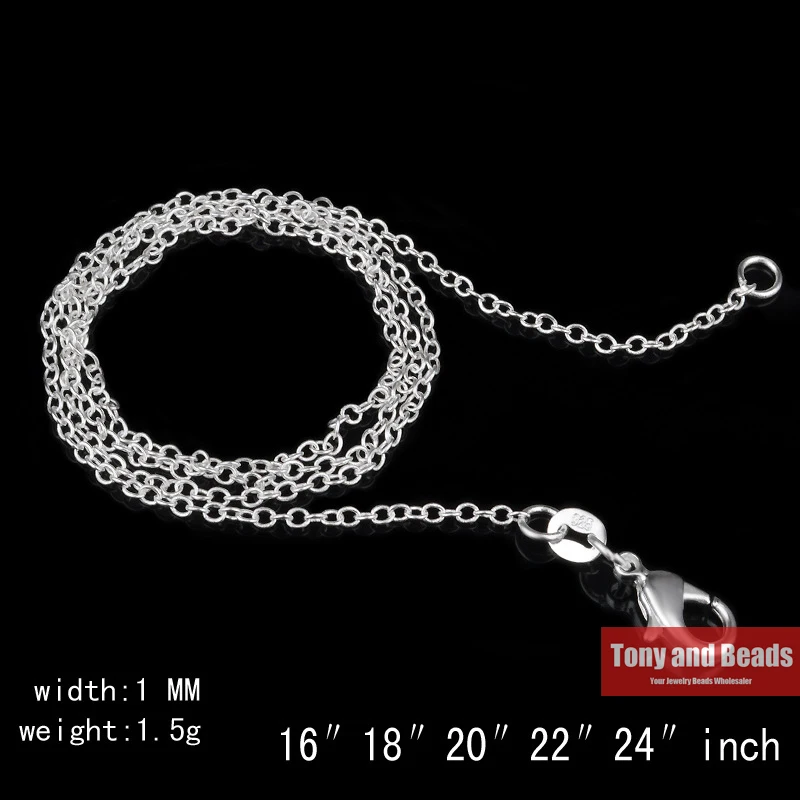 (10Pcs = 1 lot!)Free Shipping 1MM Silver Plated Lobster Clasp Cable Chain 16 18 20 22 24 inch Pick Size For Jewelry
(10Pcs = 1 lot!)Free Shipping 1MM Silver Plated Lobster Clasp Cable Chain 16 18 20 22 24 inch Pick Size For Jewelry