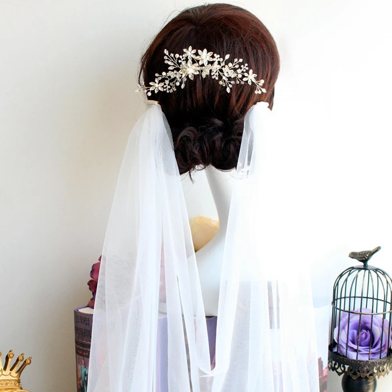 Romantic Long Pearls Brides Veil with Combs for Women Tulle Wedding Dress Accessory High Quality
Romantic Long Pearls Brides Veil with Combs for Women Tulle Wedding Dress Accessory High Quality