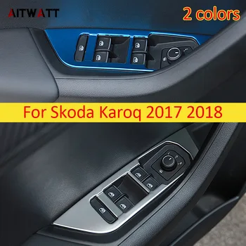For Skoda Karoq 2017 2018 Car Window Switch Adjust Lift Panel Cover Trim Garnish Frame Car Stickers Car Styling 4Pcs/Set AITWATT
For Skoda Karoq 2017 2018 Car Window Switch Adjust Lift Panel Cover Trim Garnish Frame Car Stickers Car Styling 4Pcs/Set AITWATT