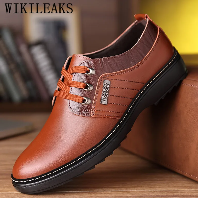 italian leather wedding business dress shoes genuine leather shoes men formal shoes men zapatos de vestir elegante de hombre.