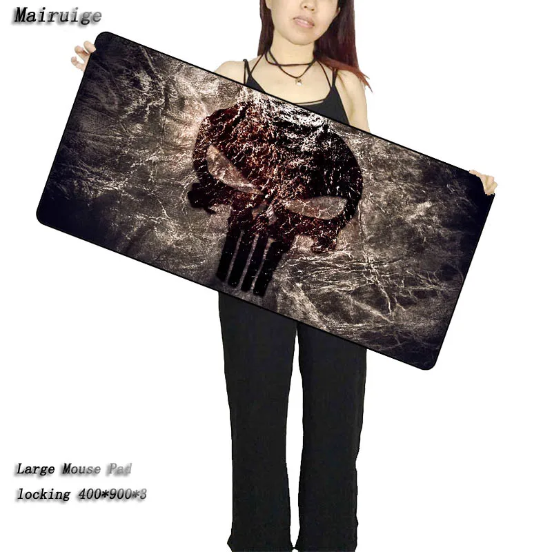 Mairuige Skull Large size XL 900*400*4mm keyboard mat Desk Mat computer game tablet gaming mouse pad for professional gamer
Mairuige Skull Large size XL 900*400*4mm keyboard mat Desk Mat computer game tablet gaming mouse pad for professional gamer