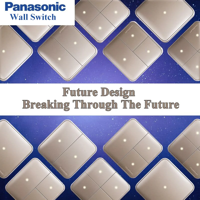 Panasonic Light Switch Full Reset Structure Random Click On / Off Wall Light Switch with LED Indicator
Panasonic Light Switch Full Reset Structure Random Click On / Off Wall Light Switch with LED Indicator