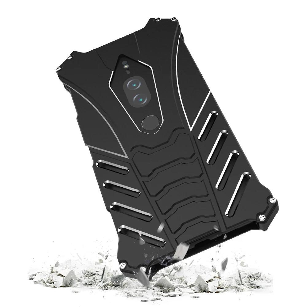 R-JUST Luxury Aluminium Metal Cases For Sony Xperia XZ 2 Premium Mobile Phone Cover Reinforced Hard Frame Shell Armour Defender
R-JUST Luxury Aluminium Metal Cases For Sony Xperia XZ 2 Premium Mobile Phone Cover Reinforced Hard Frame Shell Armour Defender