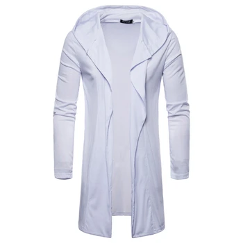 Spring Autumn Pure Knitted Windbreaker Men's Hooded Cardigan Fashion Streetwear Casual Slim Medium Long Men Long Sleeves Jacket
Spring Autumn Pure Knitted Windbreaker Men's Hooded Cardigan Fashion Streetwear Casual Slim Medium Long Men Long Sleeves Jacket
