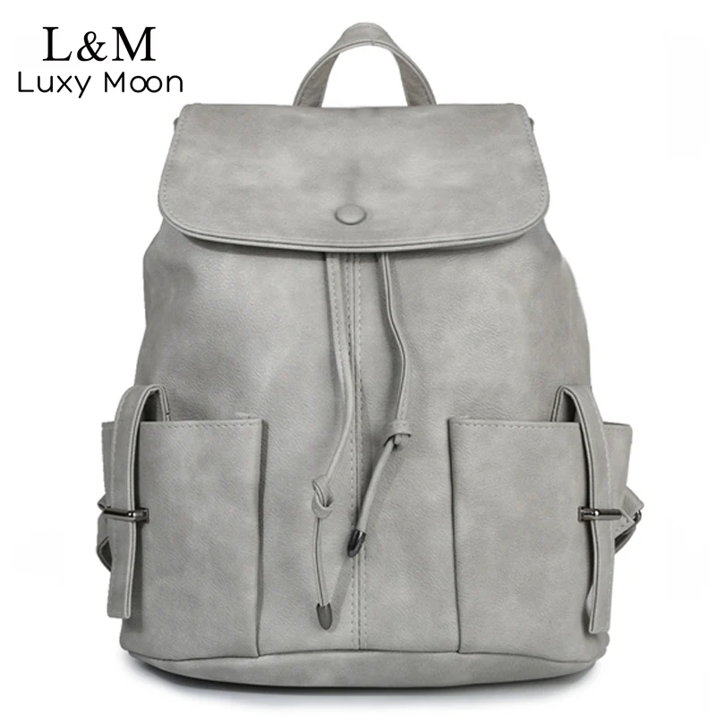 Korean Women Backpack High Quality PU Leather Rucksack For Teenage Girls Casual Drawstring Solid School Backpacks mochila XA798H
Korean Women Backpack High Quality PU Leather Rucksack For Teenage Girls Casual Drawstring Solid School Backpacks mochila XA798H