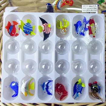 Custom made lampwork floating glass fish miniature Figurines aquarium decoration charms pendant Sea World Cute animal statues
Custom made lampwork floating glass fish miniature Figurines aquarium decoration charms pendant Sea World Cute animal statues