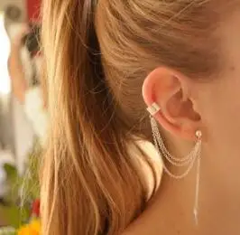 1pcs Earrings Jewelry Fashion Personality Metal Ear Clip Leaf Tassel Earrings For Women Gift Pendientes Ear Cuff Caught In Cuffs
1pcs Earrings Jewelry Fashion Personality Metal Ear Clip Leaf Tassel Earrings For Women Gift Pendientes Ear Cuff Caught In Cuffs