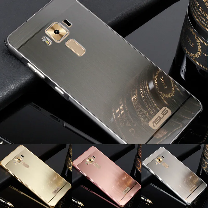 Для Asus ZenFone 3 Delux ZS570KL чехол с металлической рамкой и матовой задней крышкой
